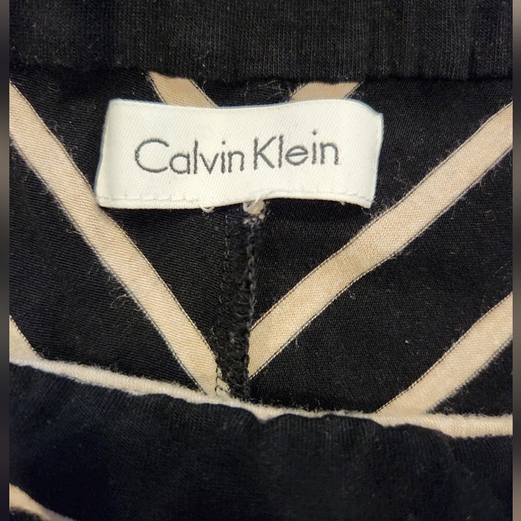 Calvin Klein Maxi Skirt with Stripe Herringbone Pattern - Picture 6 of 7